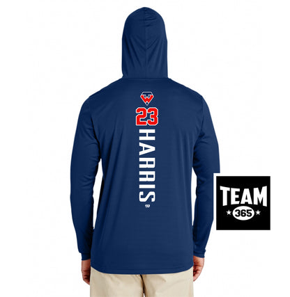 Team 365 Youth & Men's Zone Performance Hoodie - Tampa Warriors Baseball