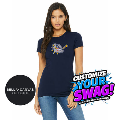 Bella + Canvas 6004 Women's The Favorite T-Shirt - Bloomingdale Bulldogs Baseball