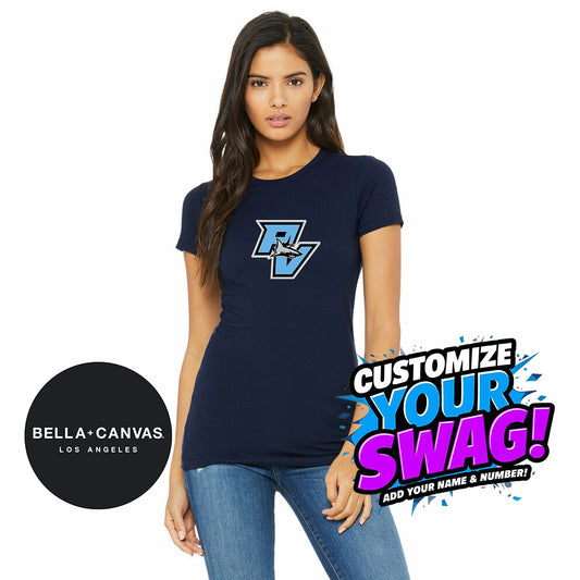Bella + Canvas 6004 Women's The Favorite T-Shirt - PVAA Sharks Baseball