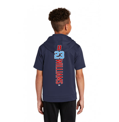 Sport-Tek Youth Sport-Wick Fleece Short Sleeve Hooded Pullover YST251 - North Florida Dynasty