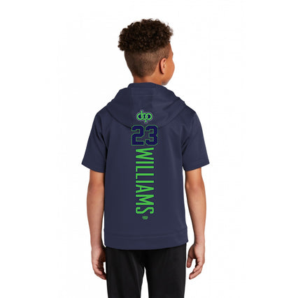 Sport-Tek Youth Sport-Wick Fleece Short Sleeve Hooded Pullover YST251 - OBP Gorilla Kings