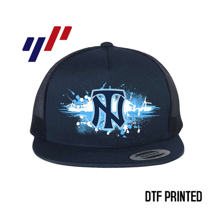 Yupoong 6006 Adult 5-Panel Classic Trucker Hat - DTF PRINTED - Top Notch Baseball