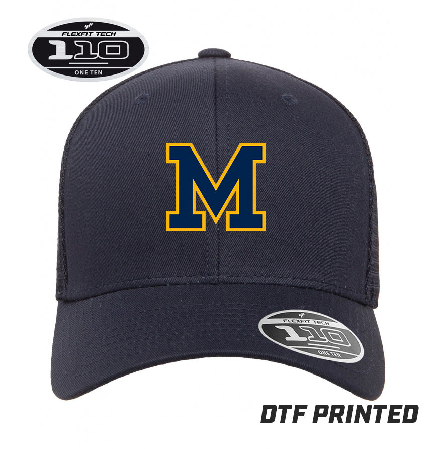 Flexfit 110M Adult 110reg Mesh Cap DTF PRINTED - Midland Baseball