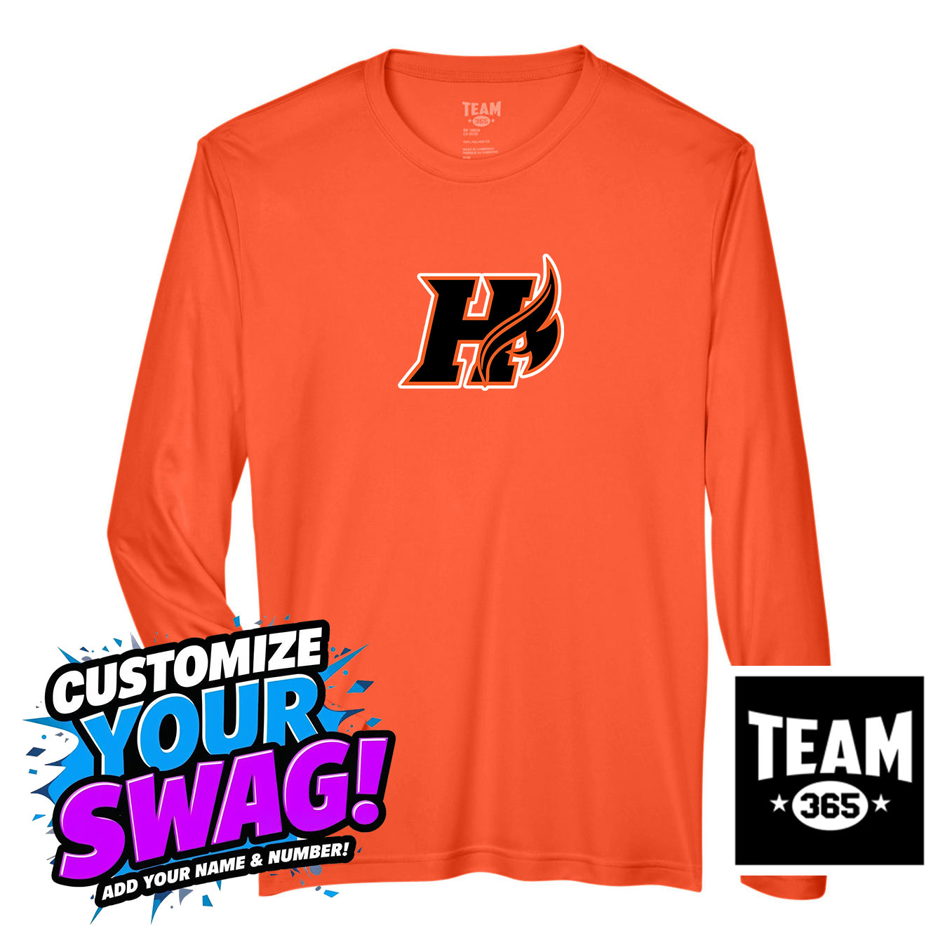 Team 365 Youth & Men's Zone Performance Long-Sleeve T-Shirt - Harrisburg Heat Softball