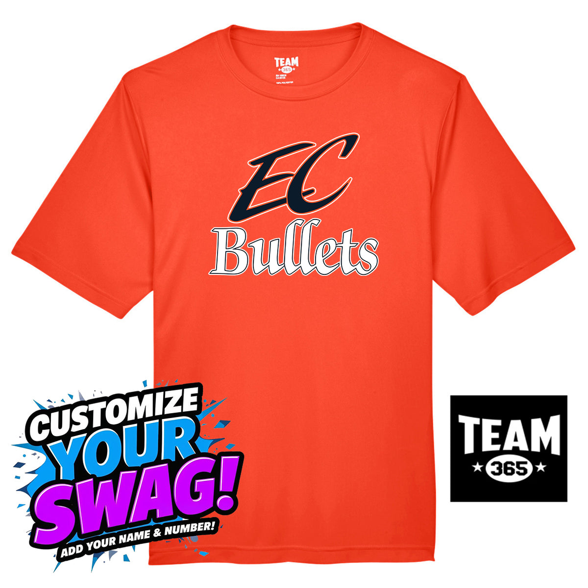 Team 365 Youth & Men's Zone Performance T-Shirt - EC Bullets Softball