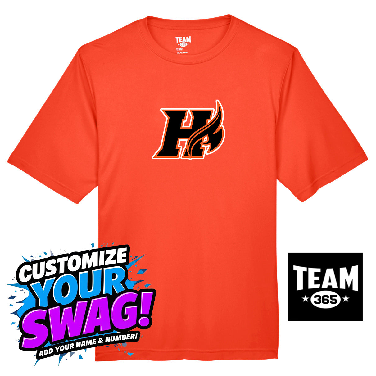 Team 365 Youth & Men's Zone Performance T-Shirt - Harrisburg Heat Softball