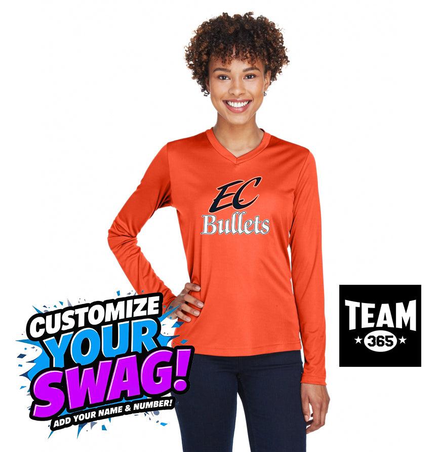 Team 365 TT11WL Women's Zone Performance Long-Sleeve T-Shirt - EC Bullets Softball