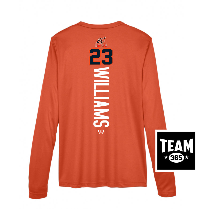 Team 365 TT11WL Women's Zone Performance Long-Sleeve T-Shirt - EC Bullets Softball