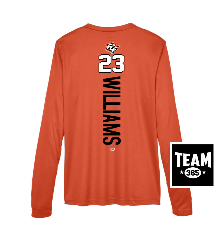 Team 365 TT11WL Women's Zone Performance Long-Sleeve T-Shirt - FCF Flight Baseball