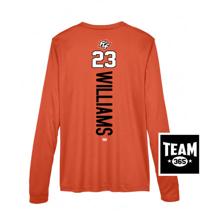 Team 365 TT11WL Women's Zone Performance Long-Sleeve T-Shirt - FCF Flight Baseball