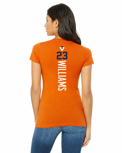 Bella + Canvas 6004 Women's The Favorite T-Shirt - Team Virginia Baseball