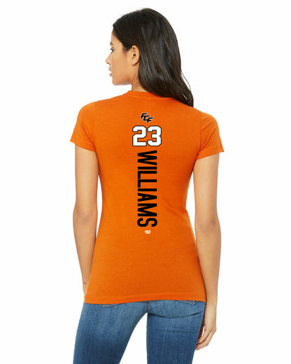 Bella + Canvas 6004 Women's The Favorite T-Shirt - FCF Flight Baseball