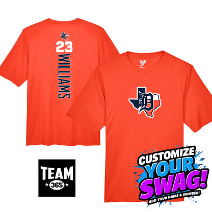 GAME TIME - Team 365 Youth & Men's Zone Performance T-Shirt - Dallas Tigers Baseball