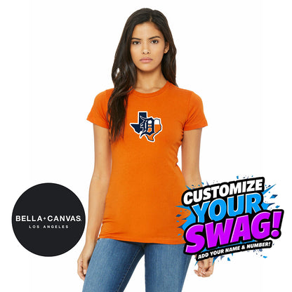 Bella + Canvas 6004 Women's The Favorite T-Shirt - Dallas Tigers Baseball
