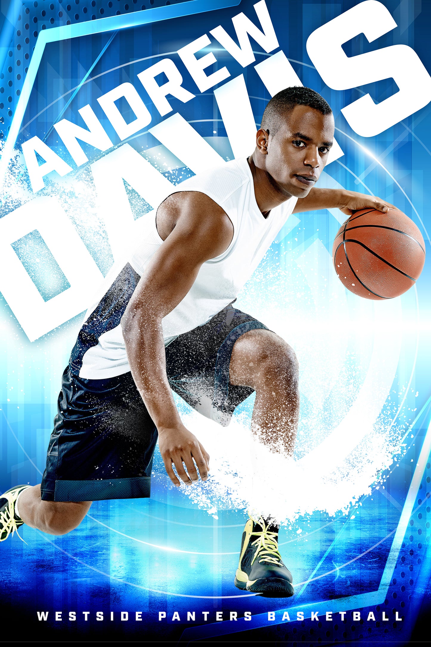 SPORTS POSTER/BANNER PHOTOSHOP TEMPLATE • PHOENIX RISING "ON ICE"