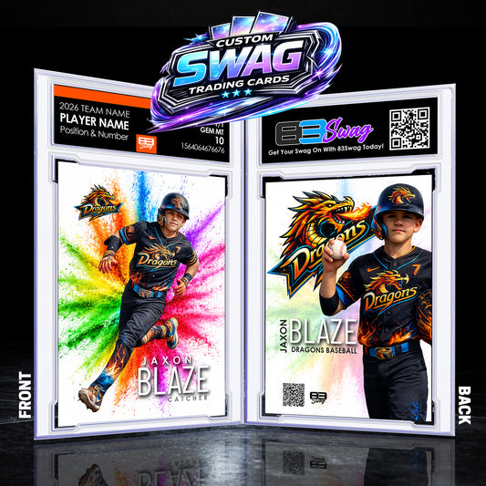 POWDER BLAST Custom Trading Card w/Slab!
