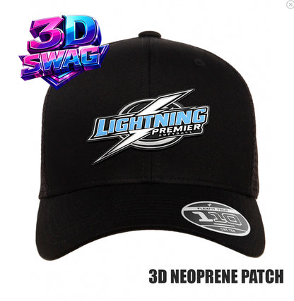 PV LIGHTNING PREMIER - 3D PATCH TEAM HATS - Flexfit 110M Mesh Hat