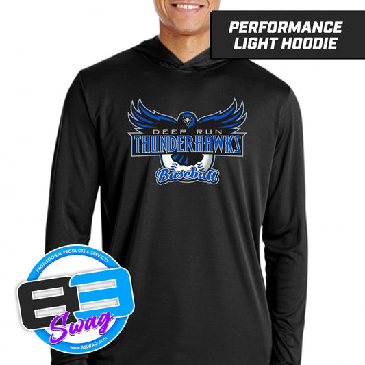 Deep Run Thunderhawks Baseball - Lightweight Performance Hoodie - 83Swag