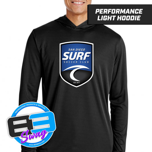 San Diego Surf Soccer - Lightweight Performance Hoodie - 83Swag