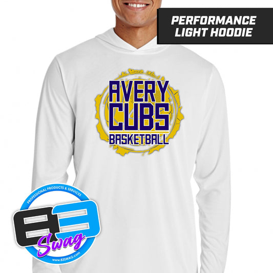 Avery Cubs Basketball - Lightweight Performance Hoodie - 83Swag