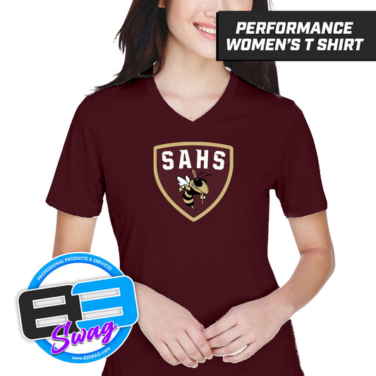 SAHS - St. Augustine Baseball - LOGO 2 - Cool & Dry Performance Women's Shirt