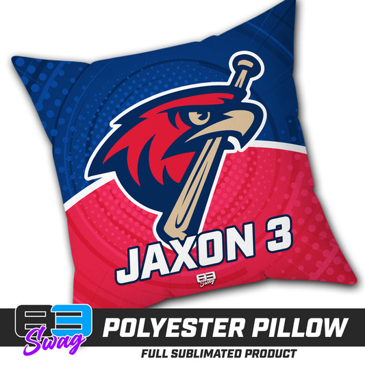CUSTOM - Double Sided Polyester Square Pillow - MSA Redtails Baseball