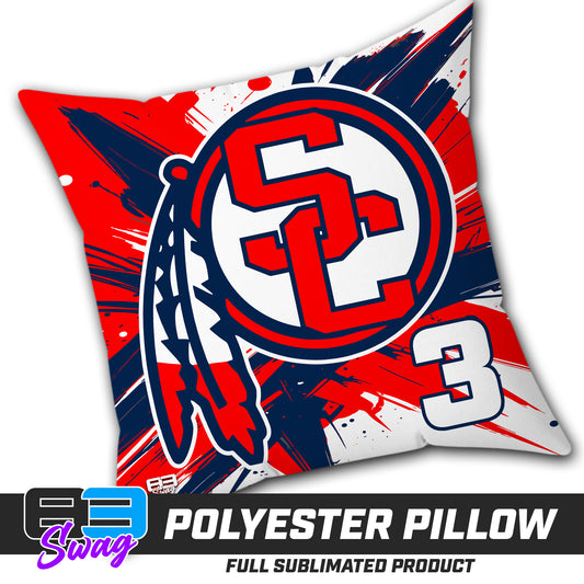 Double Sided Polyester Square Pillow - South Cherokee Indians