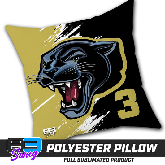 Double Sided Polyester Square Pillow - Parkway High School Panthers