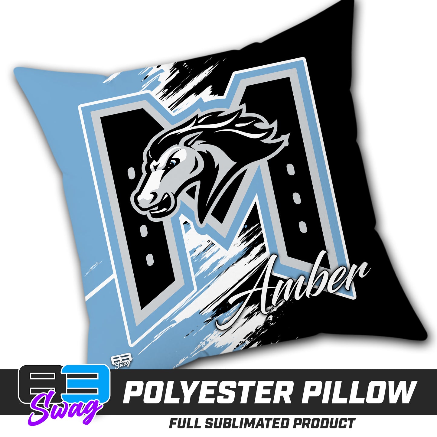 Double Sided Polyester Square Pillow - MHS Dance