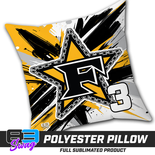 Double Sided Polyester Square Pillow - 5 Star Mafia Baseball V.2026