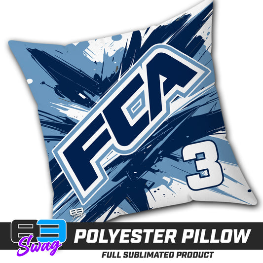 Double Sided Polyester Square Pillow - FCA BASEBALL 2026 VERSION