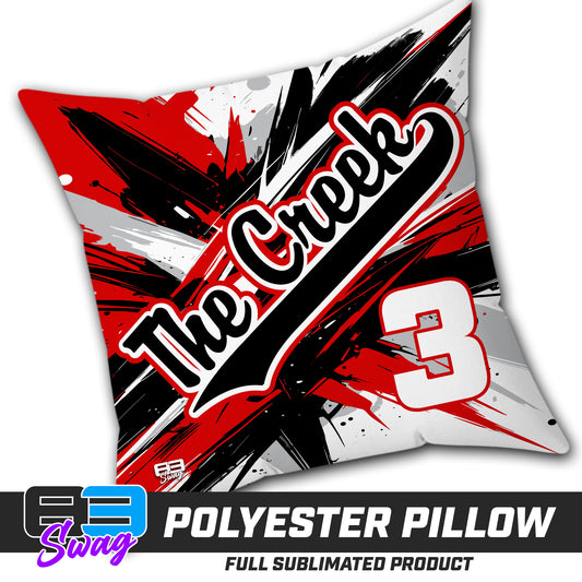 Double Sided Polyester Square Pillow - Cedar Creek Christian School Saints