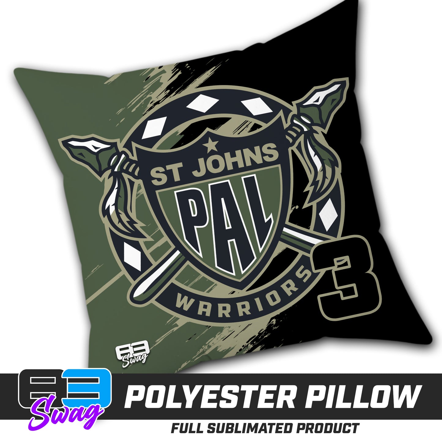 Double Sided Polyester Square Pillow - PAL Warriors