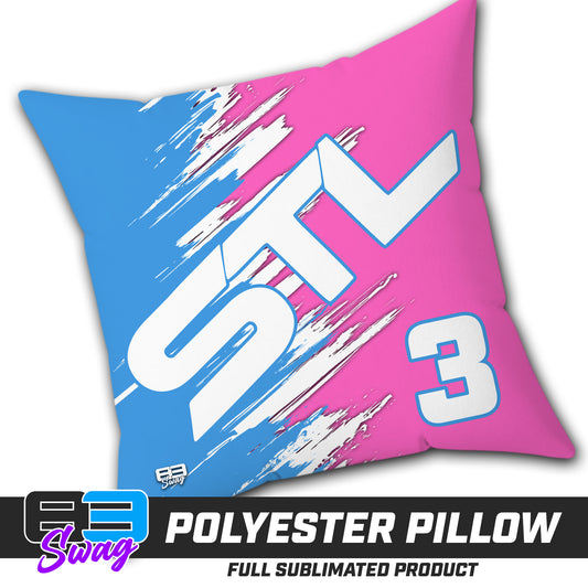 Double Sided Polyester Square Pillow - Small Town Legends