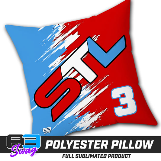 Double Sided Polyester Square Pillow - Small Town Legends