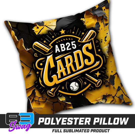 Double Sided Polyester Square Pillow - AB25Cards