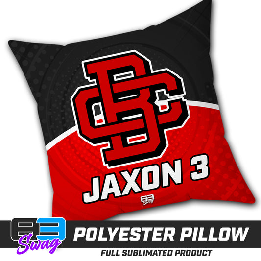 CUSTOM - Double Sided Polyester Square Pillow - Creeks Baseball Club - CBC