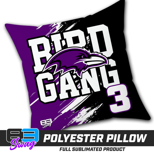 Double Sided Polyester Square Pillow - Joliet Ravens Football