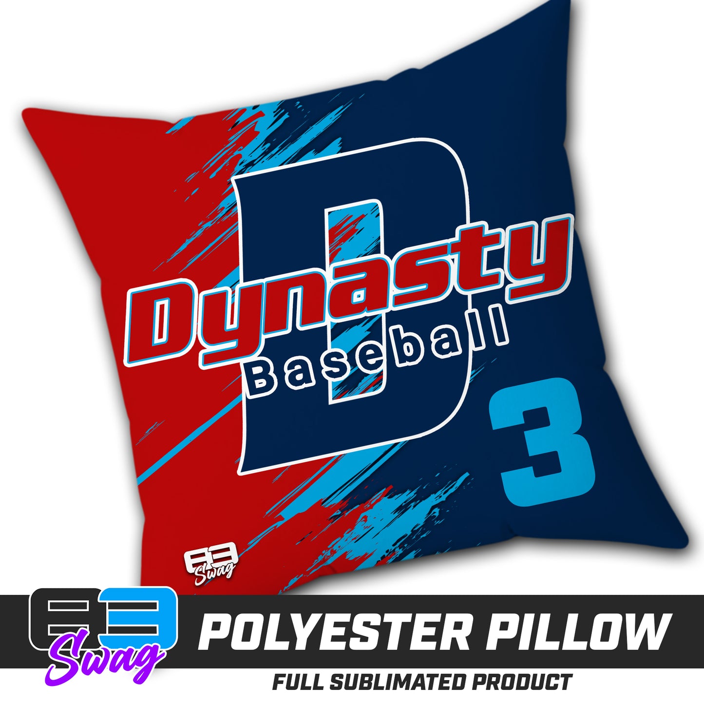 Double Sided Polyester Square Pillow - North Florida Dynasty