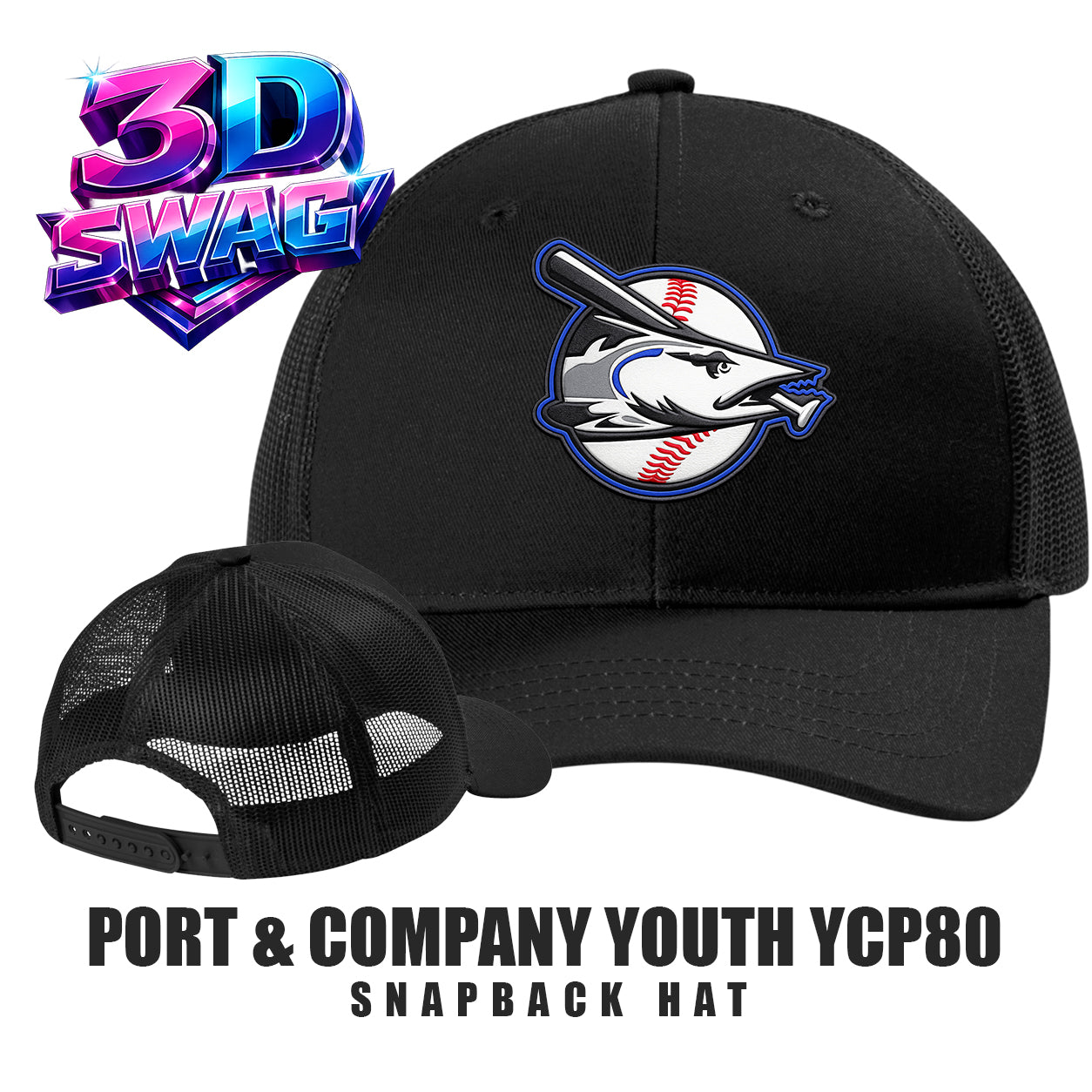 Jax Beach Baseball - Port & Company Youth YCP80