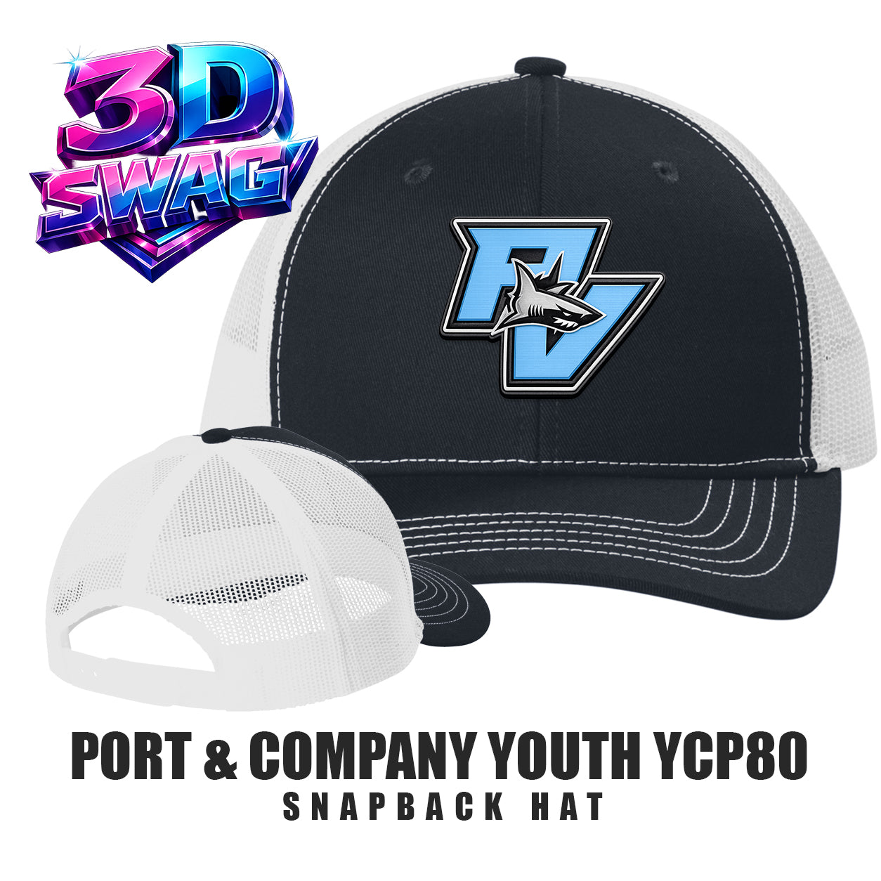 PV SHARKS - Port & Company Youth YCP80