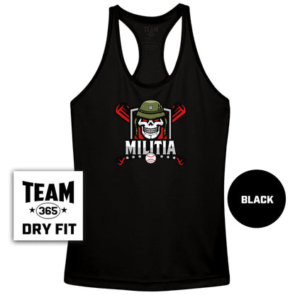 Performance Women’s Racerback T - Militia Baseball