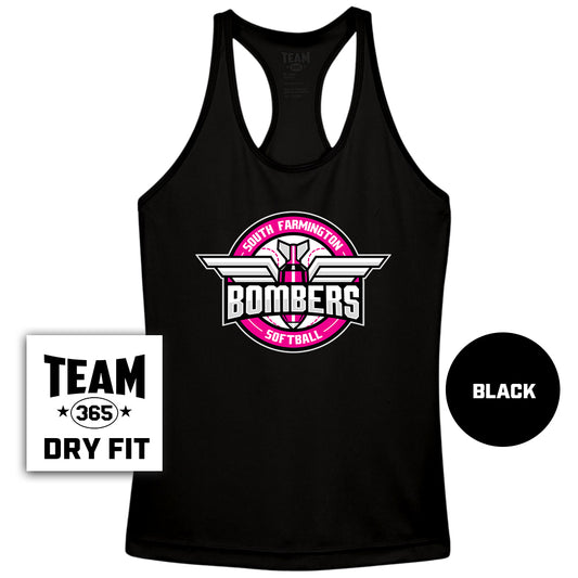 Performance Women’s Racerback T - South Farmington Bombers Softball