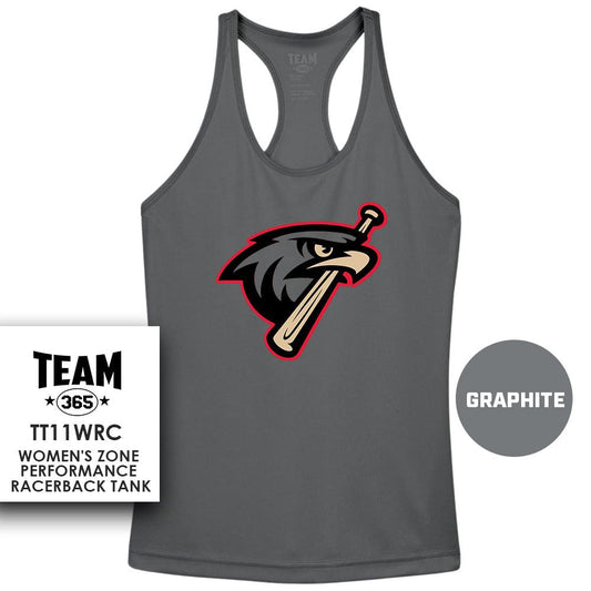 MSA Redtails Baseball - Performance Women’s Racerback T - MULTIPLE COLORS AVAILABLE