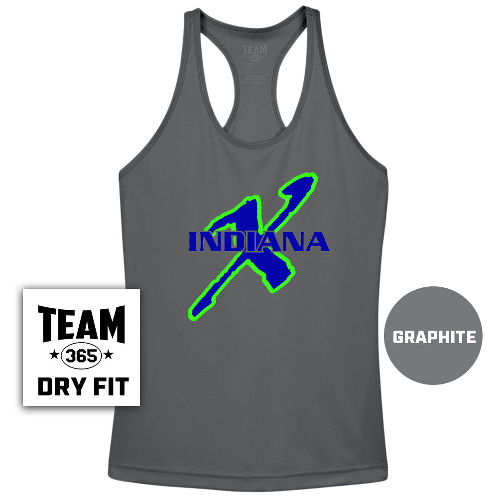 Performance Women’s Racerback T - Indiana Xtreme Softball V2