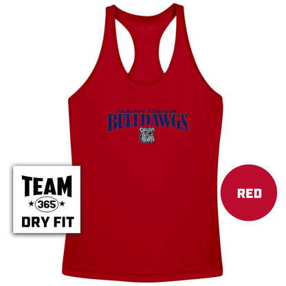 Bella + Canvas B6008 Women's Jersey Racerback Tank - St. Denis Bulldawgs V1