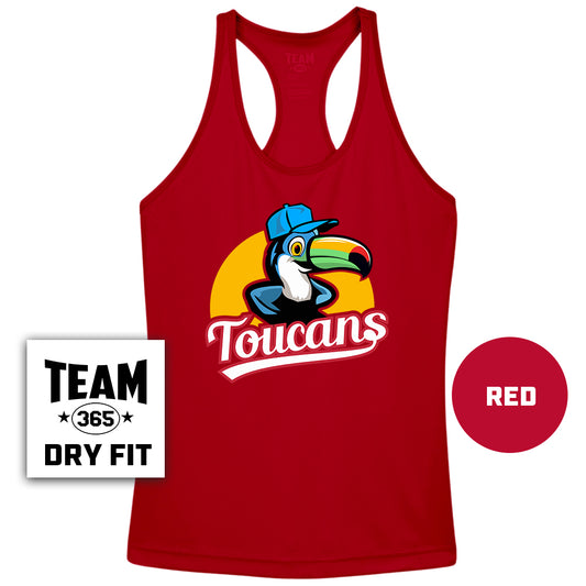 Performance Women’s Racerback T - Toucans Baseball LV 2