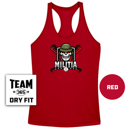 Performance Women’s Racerback T - Militia Baseball