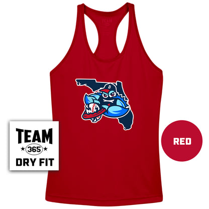 Performance Women’s Racerback T - FCA Blueclaws Baseball