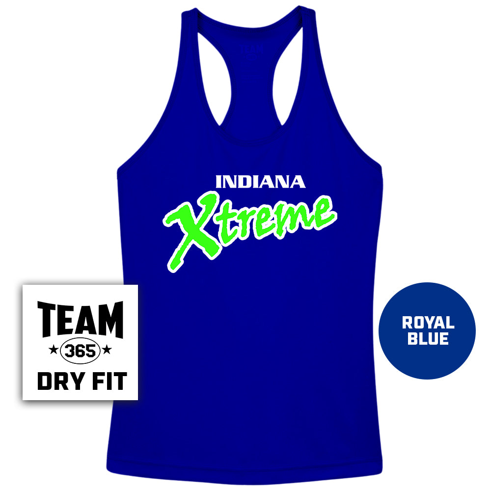 Performance Women’s Racerback T - Indiana Xtreme Softball V1